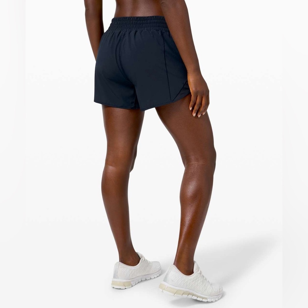 C - Lululemon Hotty Hot Short *High-Rise Long 4"
True Navy